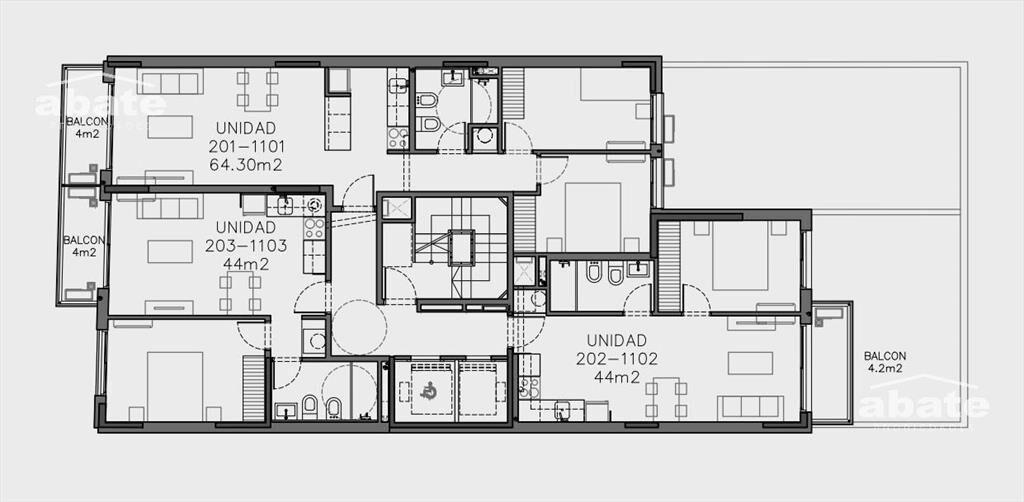 Venta Apartamentos de 2 dormitorios a estrenar en La Blanqu