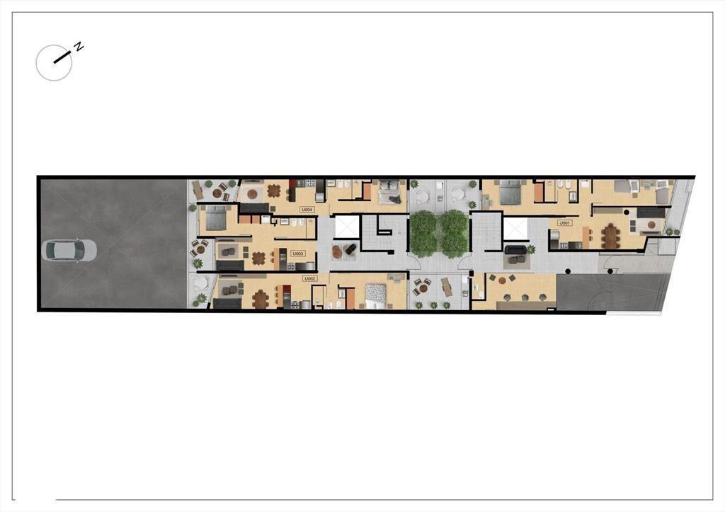 Apartamento de un dormitorio en venta en La Blanqueada - 00