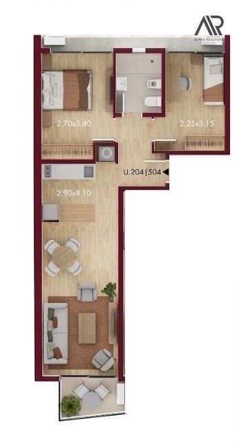 APARTAMENTO DE 2 DORMITORIOS, CON TERRAZA EN LA BLANQUEA...
