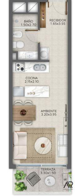 Venta Monoambiente A Estrenar En Pocitos