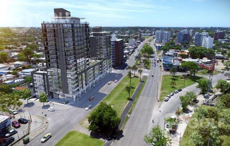 Vendo apartamento de 1 dormitorio con terraza hacia atrás,