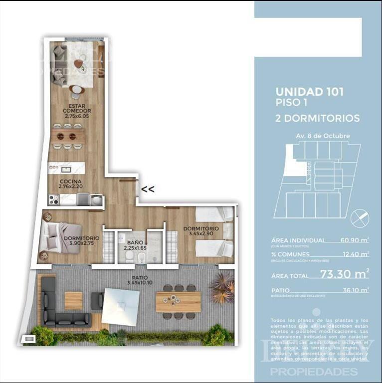 Venta Apartamento - La Blanqueada DELREY PROPIEDADES