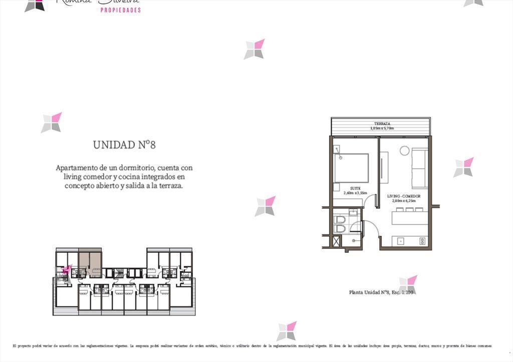 VENTA DE APARTAMENTO DE 1 DORMITORIO EN MANSA DEL