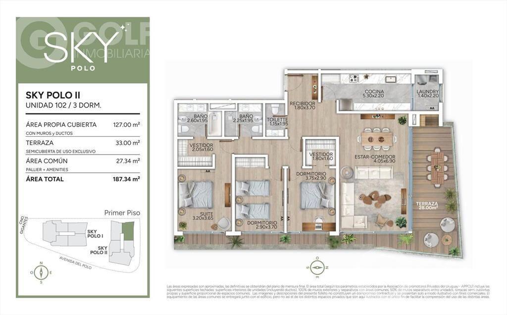 Venta de apartamento en POLO