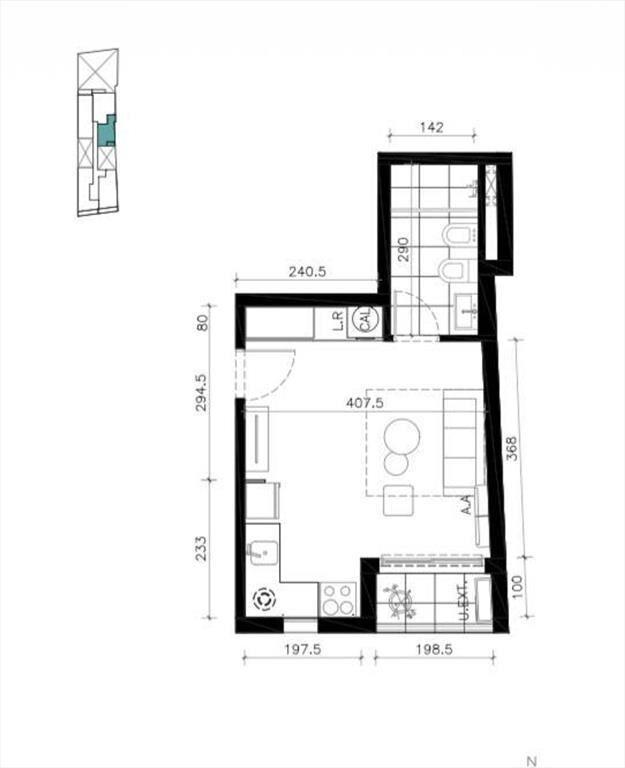 Venta monoambiente en Cordón