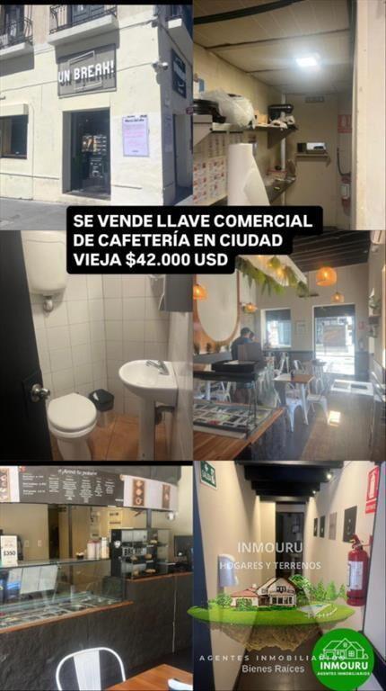 SE VENDE LLAVE COMERCIAL CAFETERIA EN CIUDAD VIEJA
