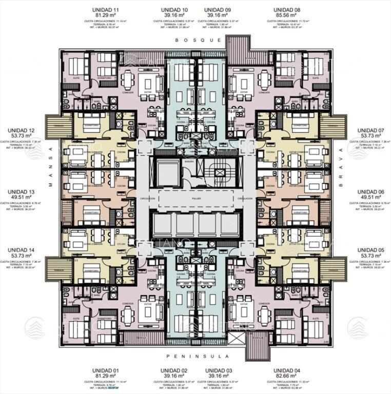 Venta apartamento 2 dormitorios. Playa brava, del