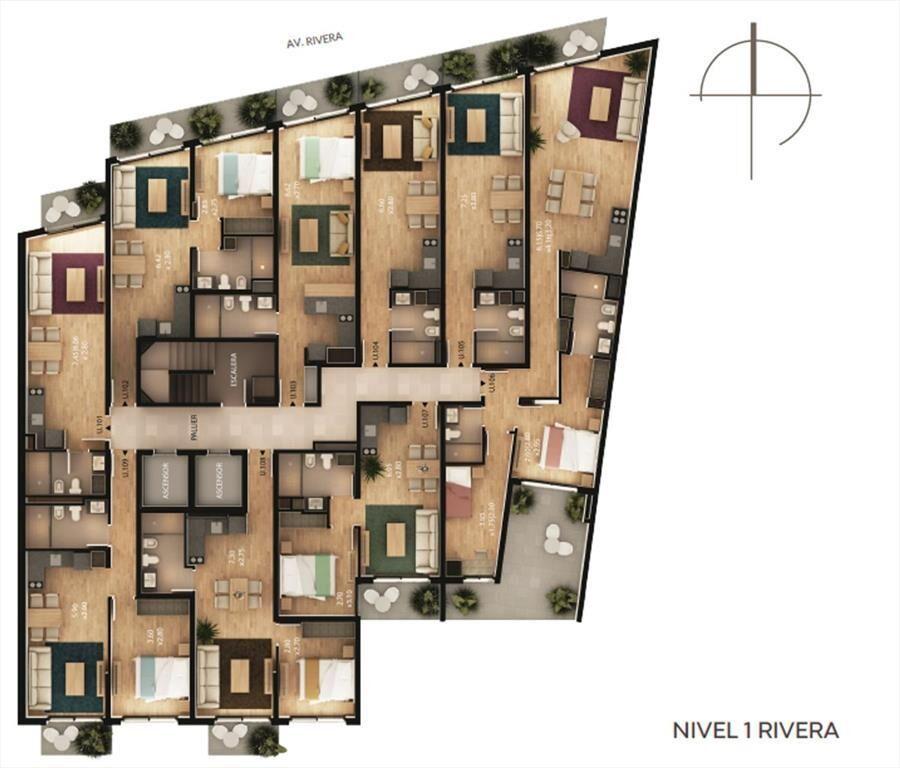 Venta 1 dormitorio Buceo  Entrega 3/2027