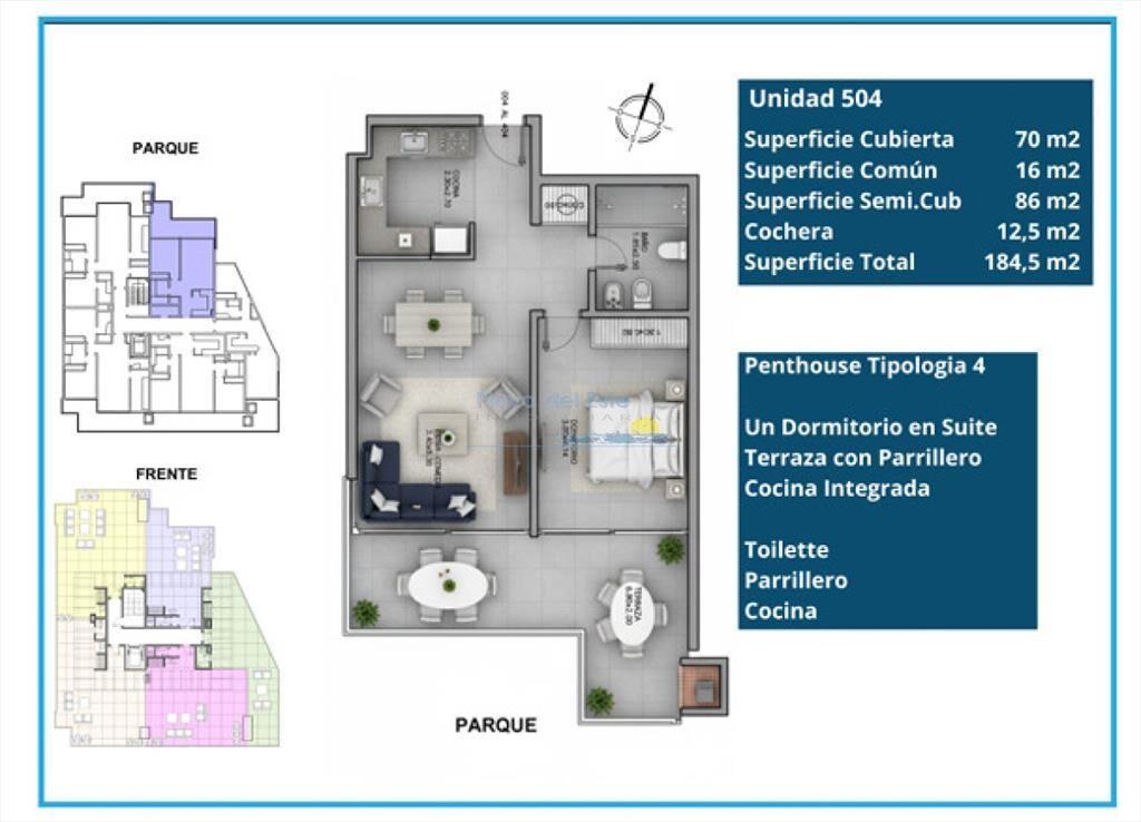 Proyecto en en Punta del este , Playa brava , 31