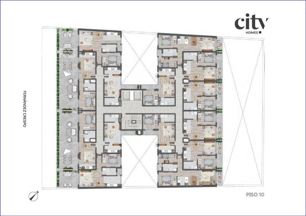 Apartamento de un dormitorio en venta en Cordón - 1012
