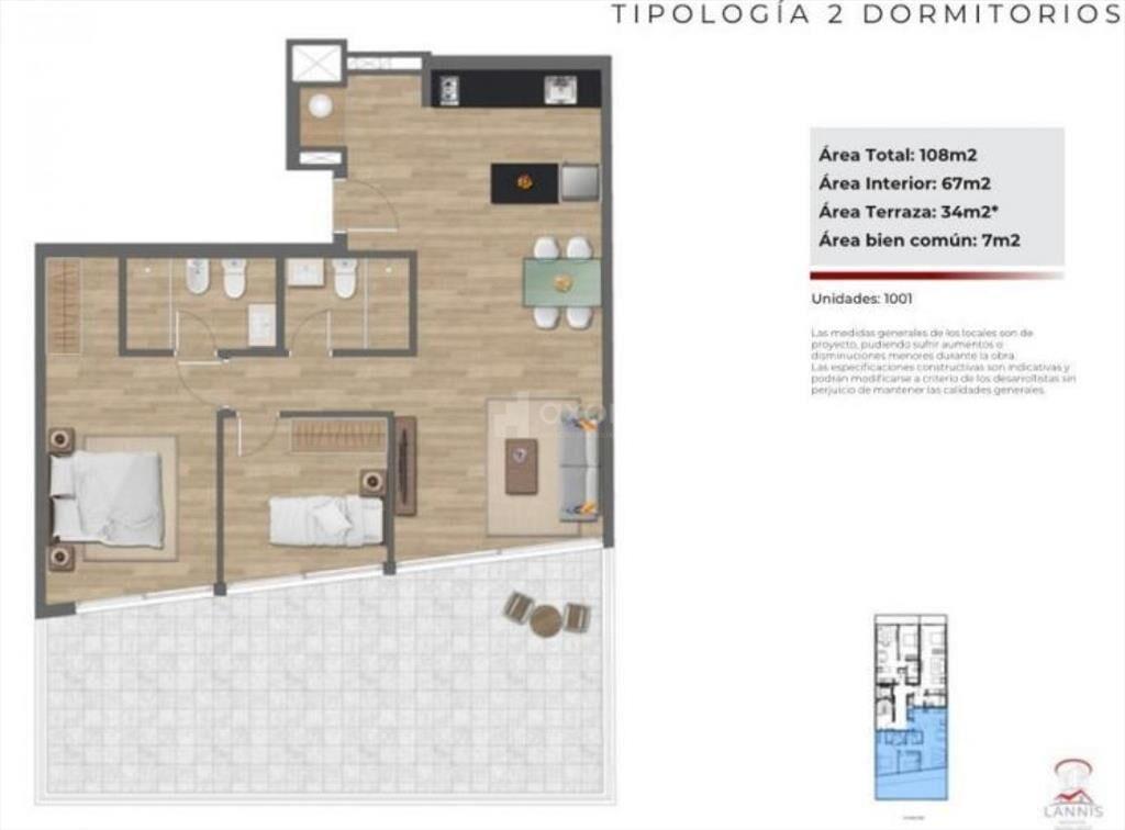 VENTA DE MONOAMBIENTE EN BARRIO POCITOS