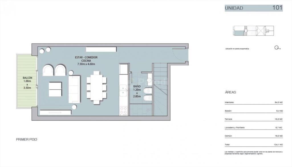 PARODI VENTA APARTAMENTO POCITOS  MONOAMBIENTES DUPLEX PENT