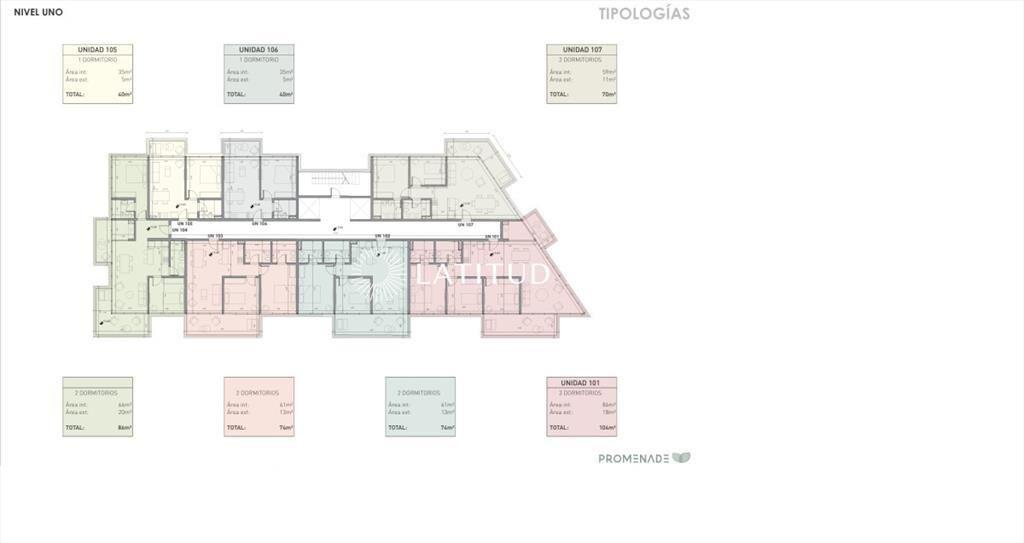 Apartamento en venta de 3 dormitorios
