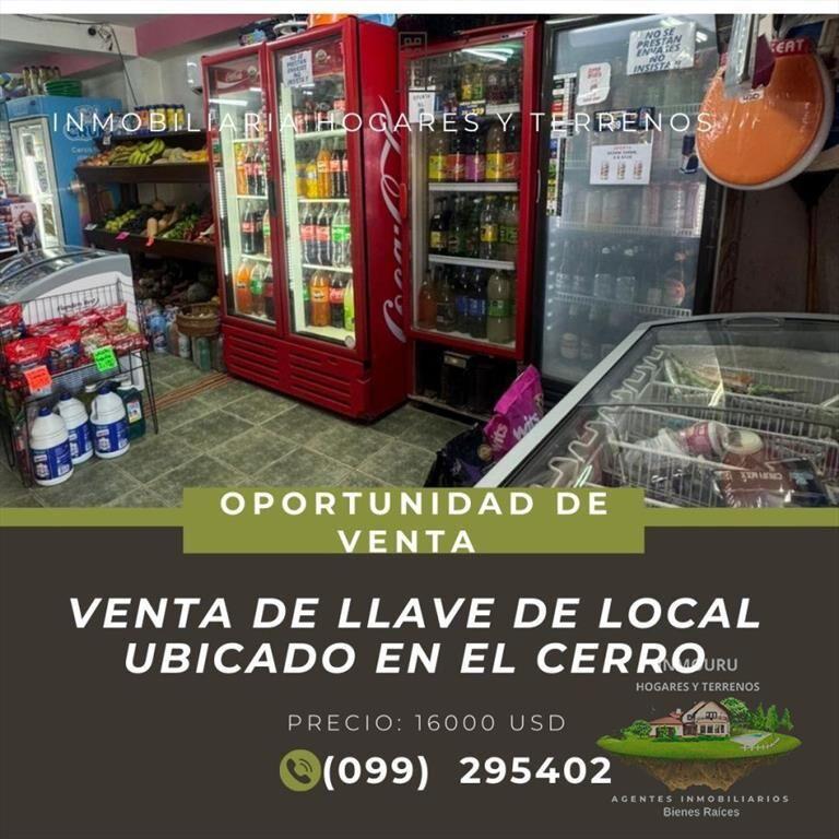Vendo llave de amplio local ubicado en el Cerro