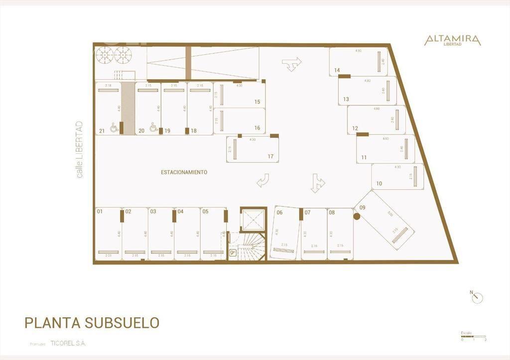 Venta de apartamento dos dormitorios en Pocitos