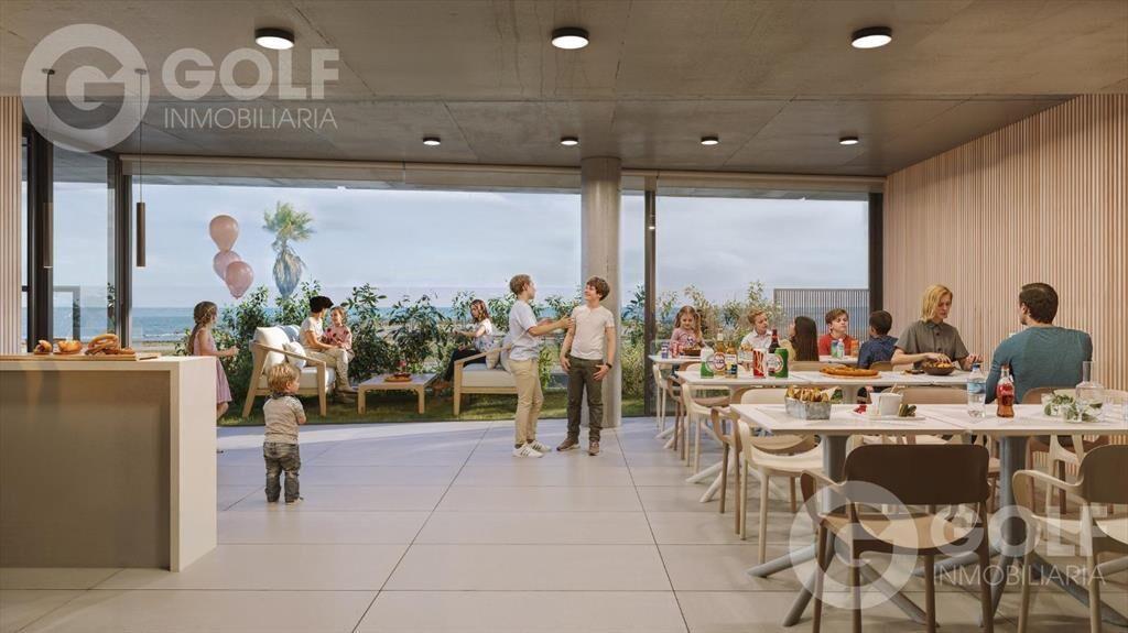 Venta de apartamento de 1 dormitorio con terraza en rambla