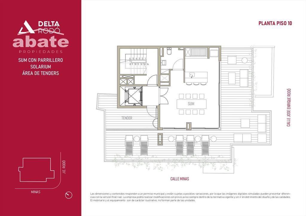Venta apartamento 2 Dormitorios en Cordón con balcón al fre