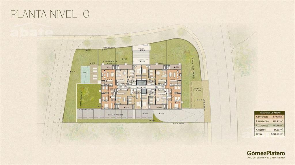 Venta Apartamento en planta baja de 2 dormitorios y 2 baños