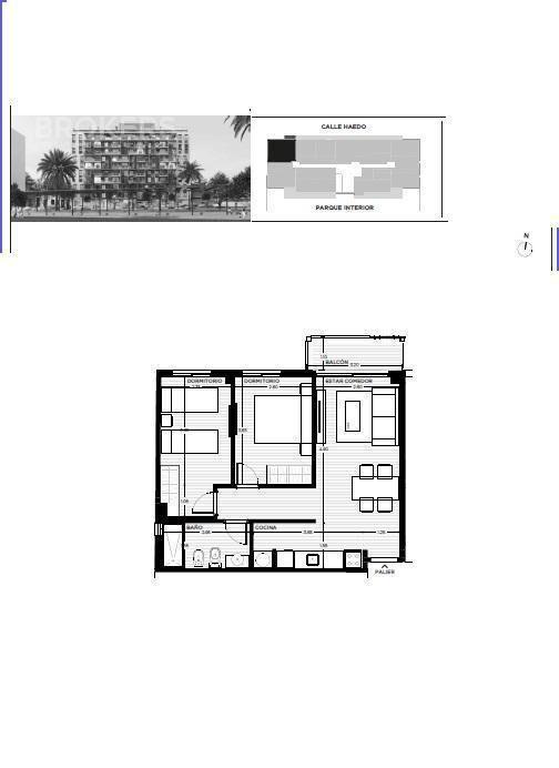 Apartamento  de dos dormitorios en venta en Tres Cruces - 4