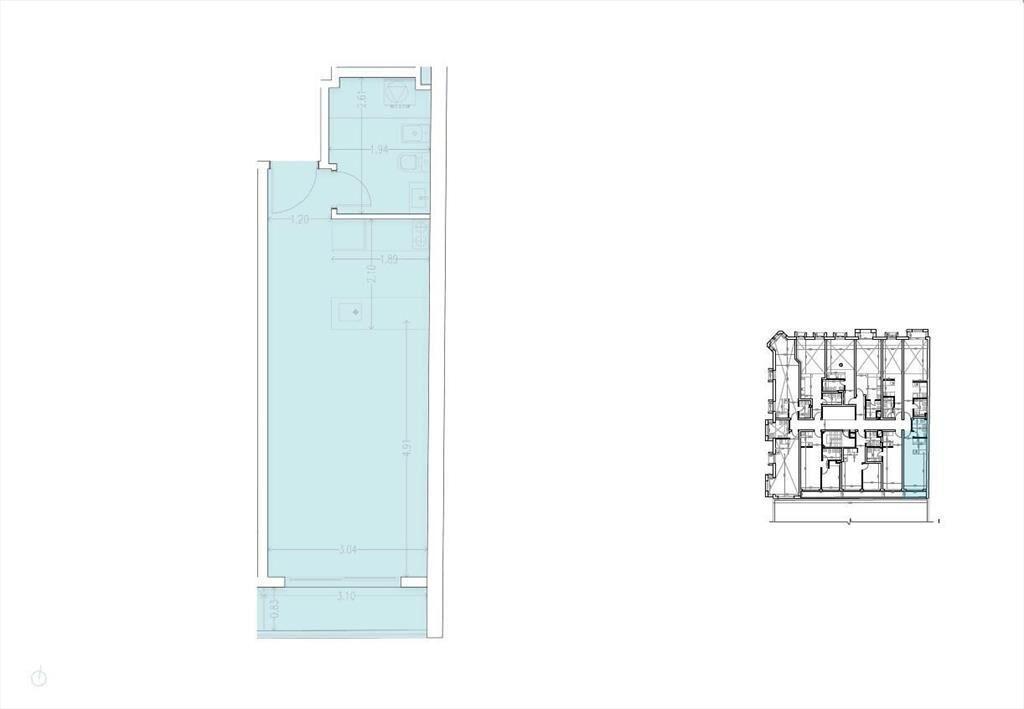 Apartamento monoambiente en venta en Palermo -107