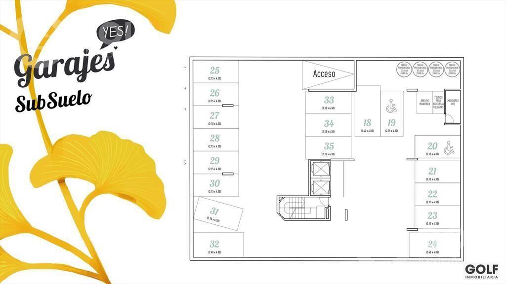 Venta de Apartamento 2 Dormitorios con Parrillero en Parqu