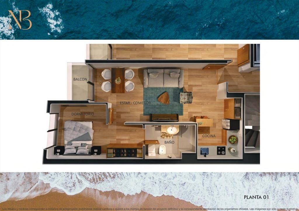 Venta apartamento 1 dormitorio Punta Carretas New B