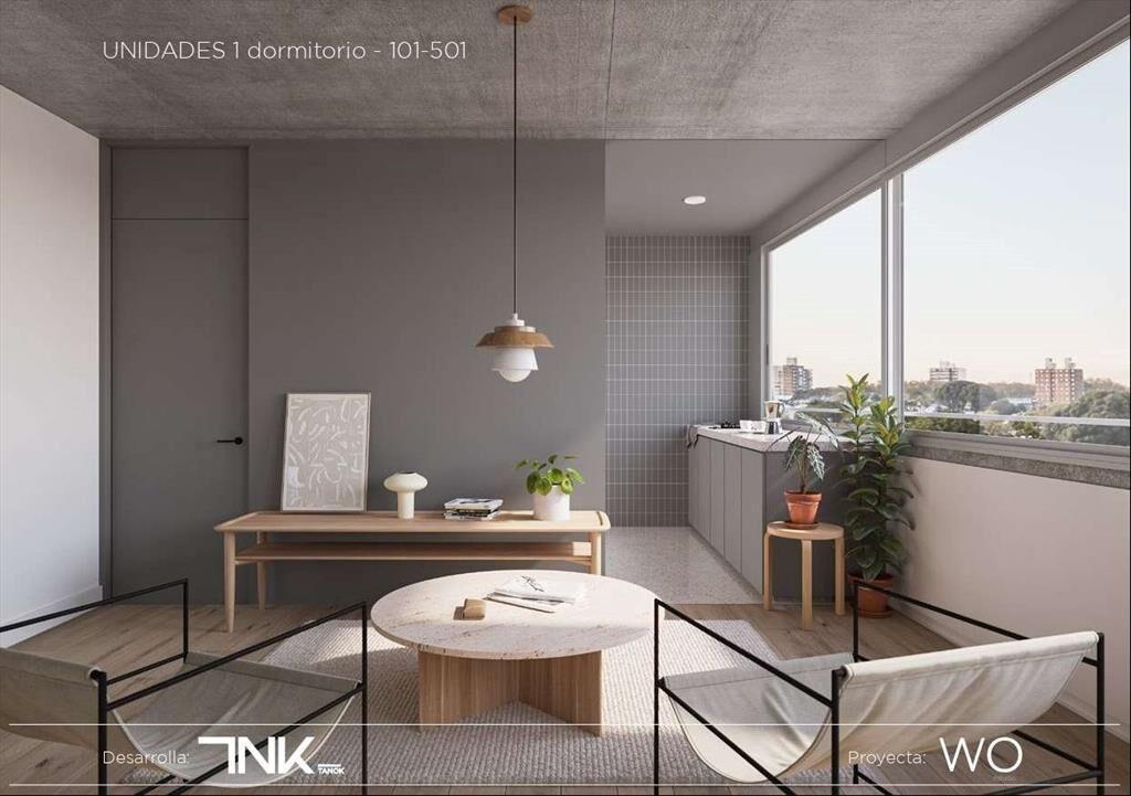 VENTA APARTAMENTO 1 DORMITORIO EDIF. CHIA CORDON