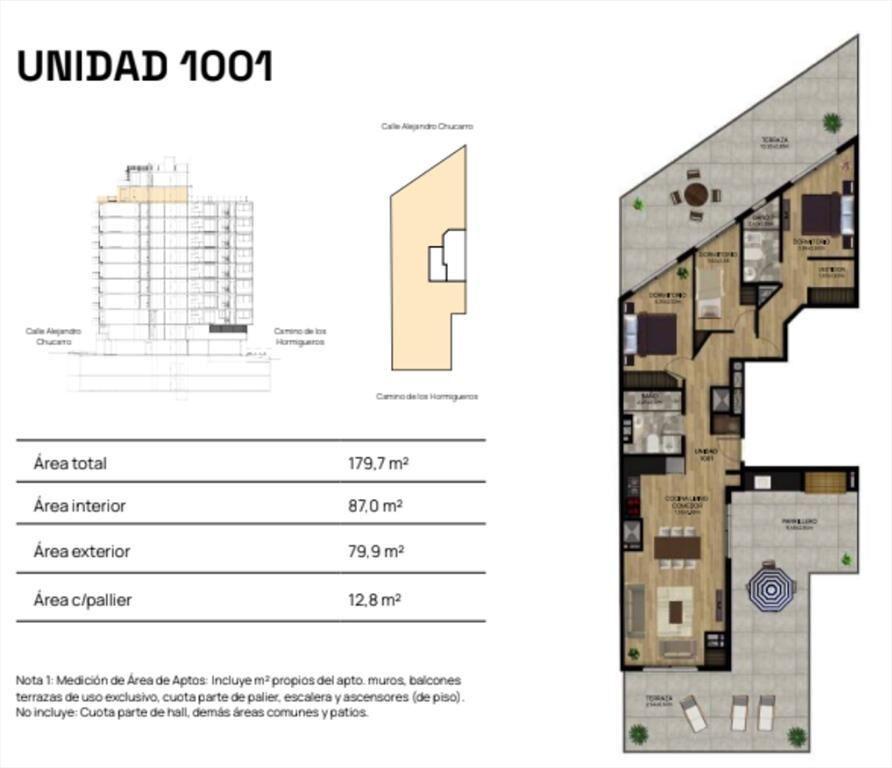 VENTA PENTHOUSE 3 DORM 2 BAÑOS TERRAZA POCITOS