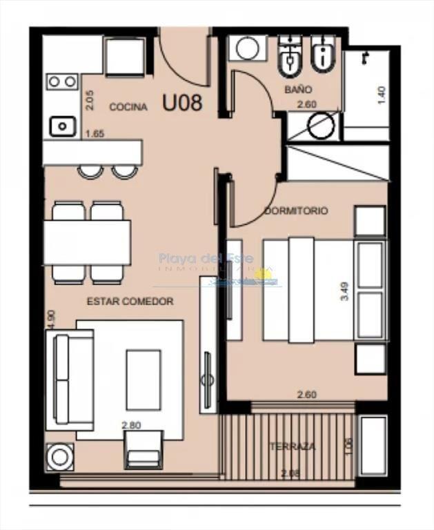 En venta hermoso departamento en Punta del Este.