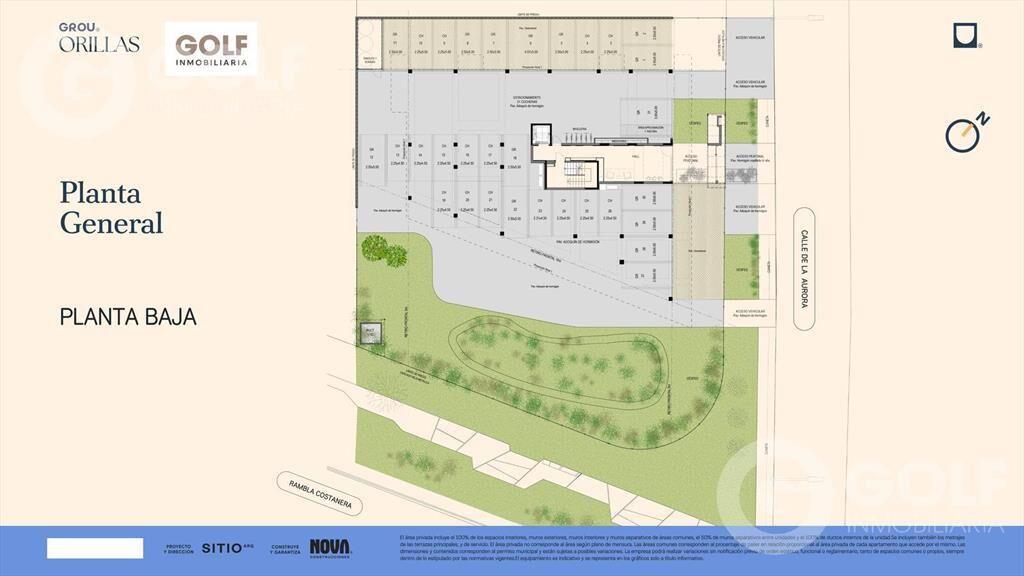 Venta de apartamento de 2 dormitorios con terraza y parrill