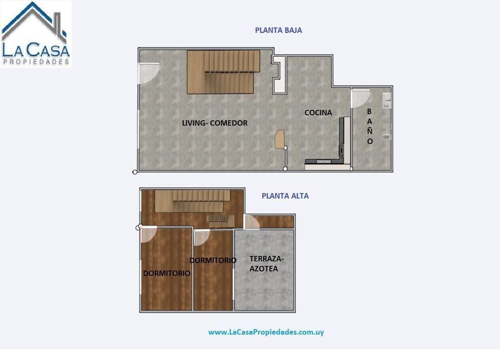Venta Apartamento Dúplex, 2 Dormitorios, Azotea en Aguada