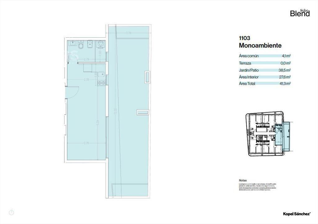 Apartamento penthouse monoambiente en venta en Palermo -110