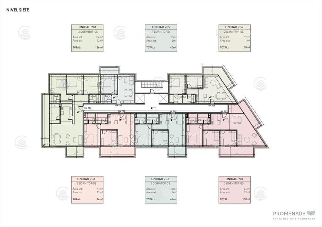 Venta apartamento 3 dormitorios Punta del Este