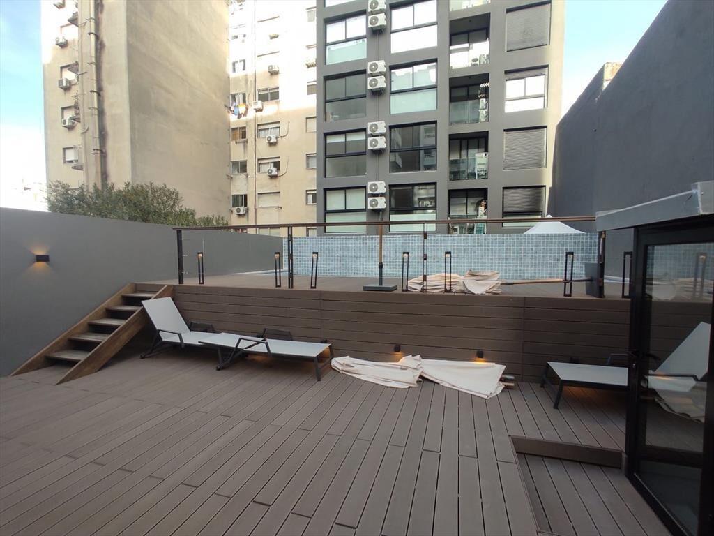 Alquiler apartamento monoambiente equipado Pocitos Harbor B