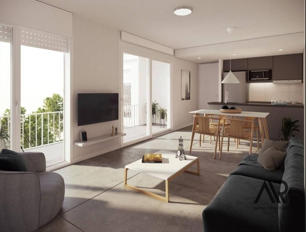 Apartamento 2 dormitorios al frente con terraza, en pozo...