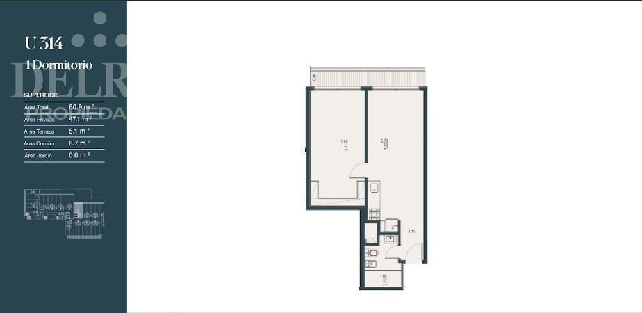Venta Apartamento - Parque Rodó DELREY PROPIEDADES