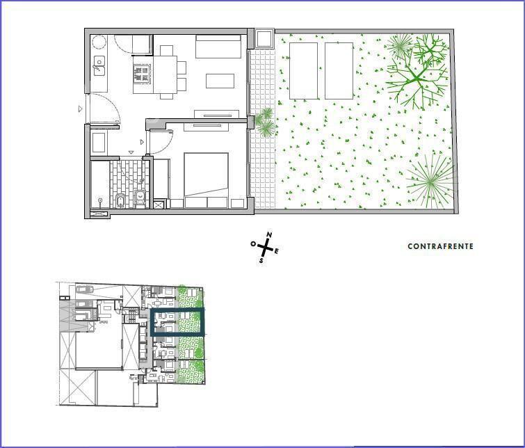 Apartamento de un dormitorio en venta en Pocitos - 002