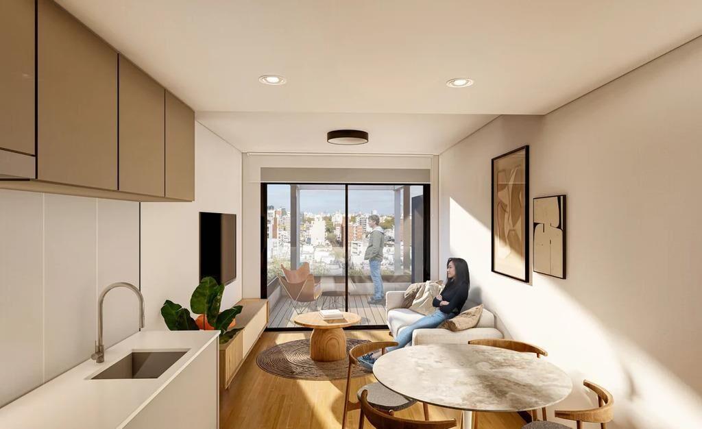 Venta de penthouse de 2 dormitorios en Delta Blanes, Cordón
