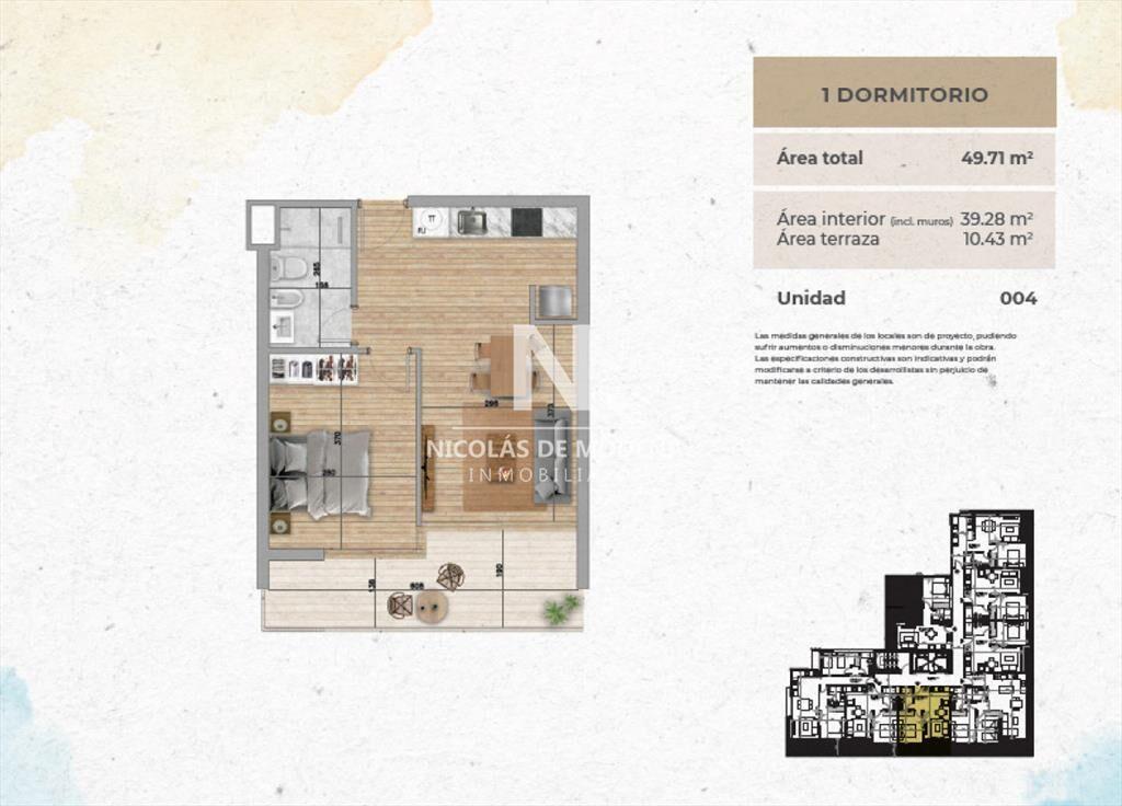 Apartamento 1 dormitorio en venta, Punta del Este