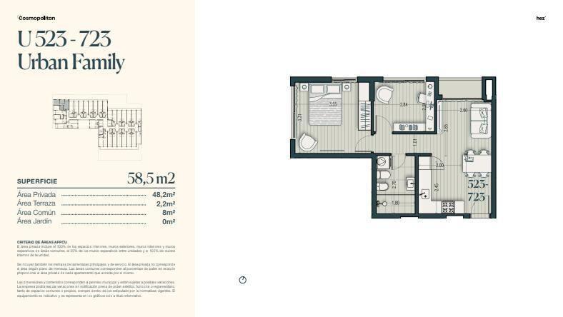Venta Apartamento 2 Dormitorios en Parque Rodó