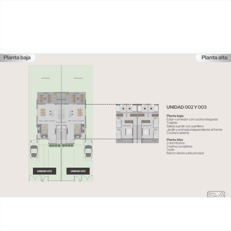 Casa en venta 3 dormitorios 3 baños duplex amplio patio y j