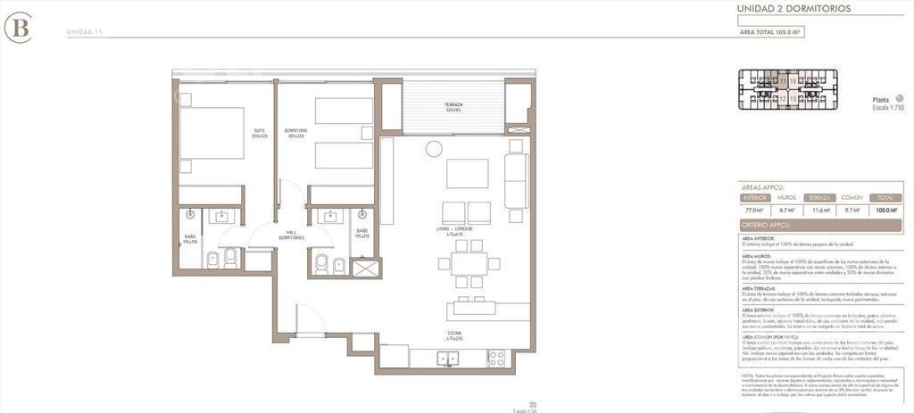 Venta apartamento de 2 dormitorios con terraza en Carrasco