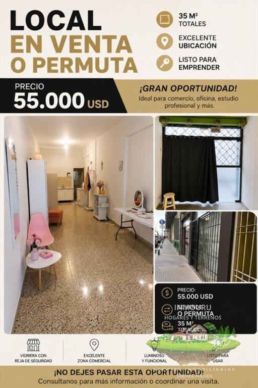 Local en Venta proximo a 18 de Julio, acepta Permuta
