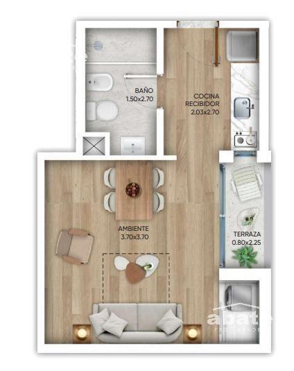 Venta de Apartamento Monoambiente en Cordón