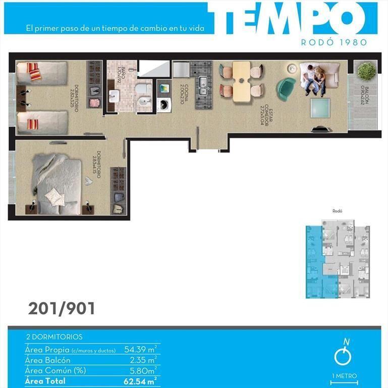 Venta Apartamento 2 Dormitorios en Cordón