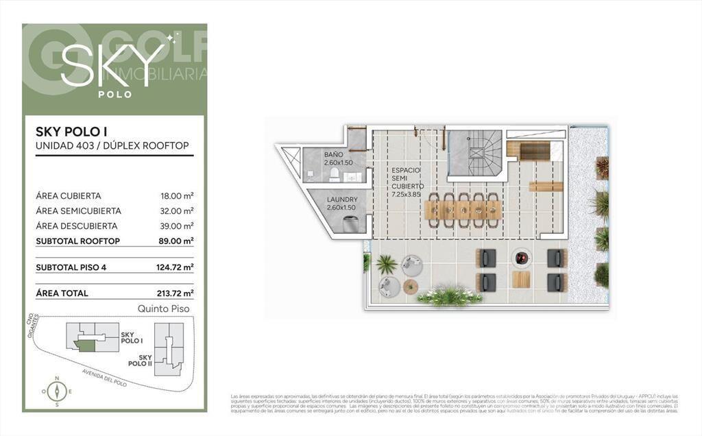 Venta de apartamento en SKY POLO Carrasco Norte