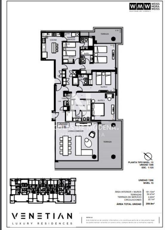 Departamento de 3 dormitorios esquinero en venta