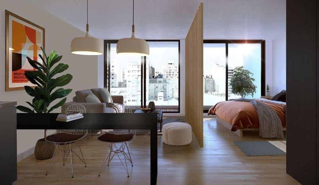 Venta apartamento monoambiente La Blanqueada Garden
