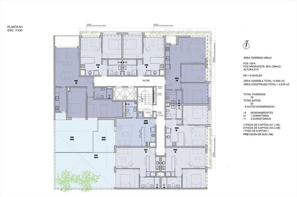 Venta Apartamento 1 Dormitorio en el Centro