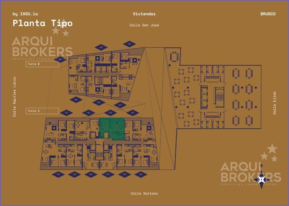 Apartamento de 1 dormitorio en venta en Centro - 903A